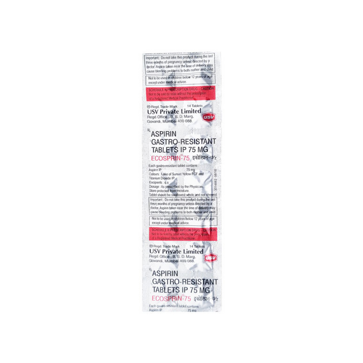 Ecosprin 75 Tablet