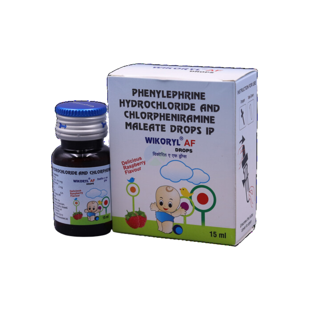 Wikoryl AF Raspberry Flavour Drops 15ml