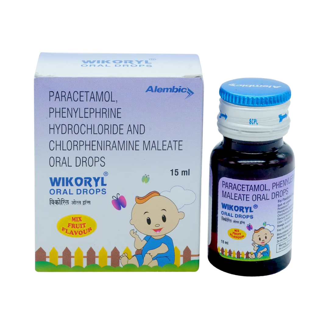 Wikoryl Drops 15ml Mix Fruit