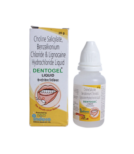 Dentogel Mixed Fruit Flavour Liquid 20gm