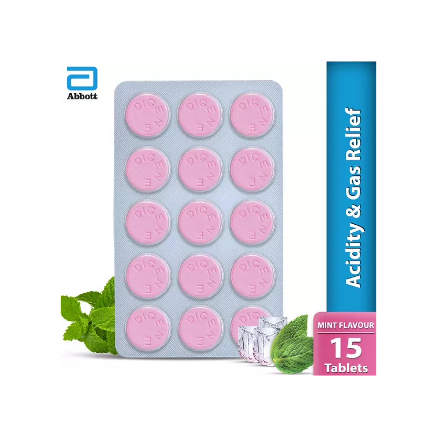 Digene Tablets 15s - Mint Flavor
