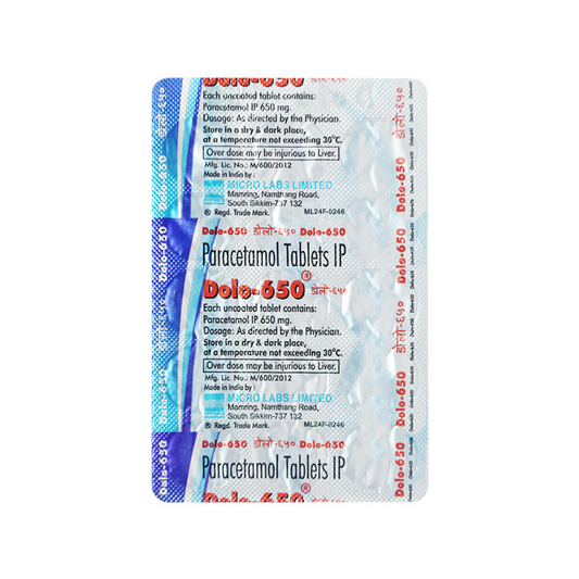 Dolo 650 Tablet